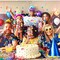 3000 Pieces Happy Birthday Confetti Birthday Cake Confetti Metallic Foil Balloon Table Scatter Decorations for Party, Baby Shower, DIY Arts and Crafting